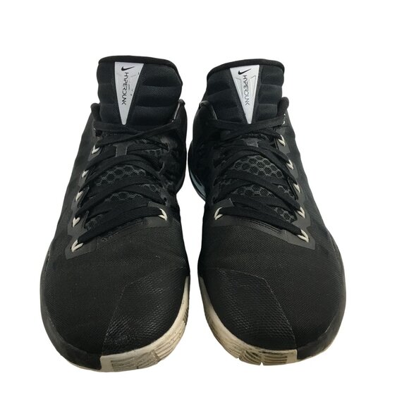 NIKE ZOOM HYPERDUNK LOW 2016 BLACK WHITE BASKETBALL SHOES 844363-001 MENS SIZE 1 - Picture 3 of 9